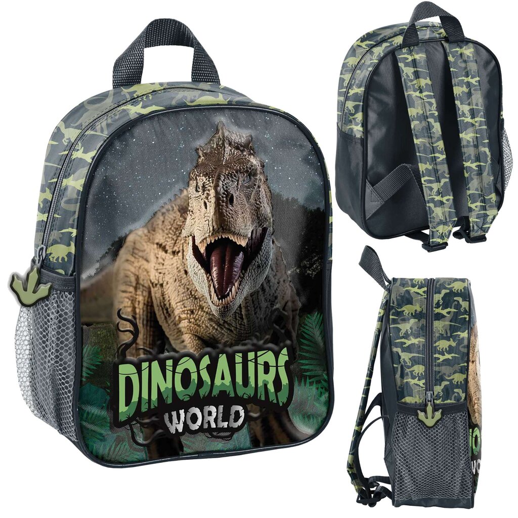 Vaikų darželio kuprinė Paso vieno skyriaus dinozaurai kaina ir informacija | Kuprinės mokyklai, sportiniai maišeliai | pigu.lt