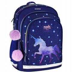 Mokyklinė kuprinė Starpak Unicorn Galaxy 506125 цена и информация | Школьные рюкзаки, спортивные сумки | pigu.lt
