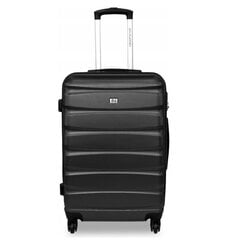 Большой чемодан David Jones, тёмно-серый цена и информация | Чемоданы, дорожные сумки | pigu.lt