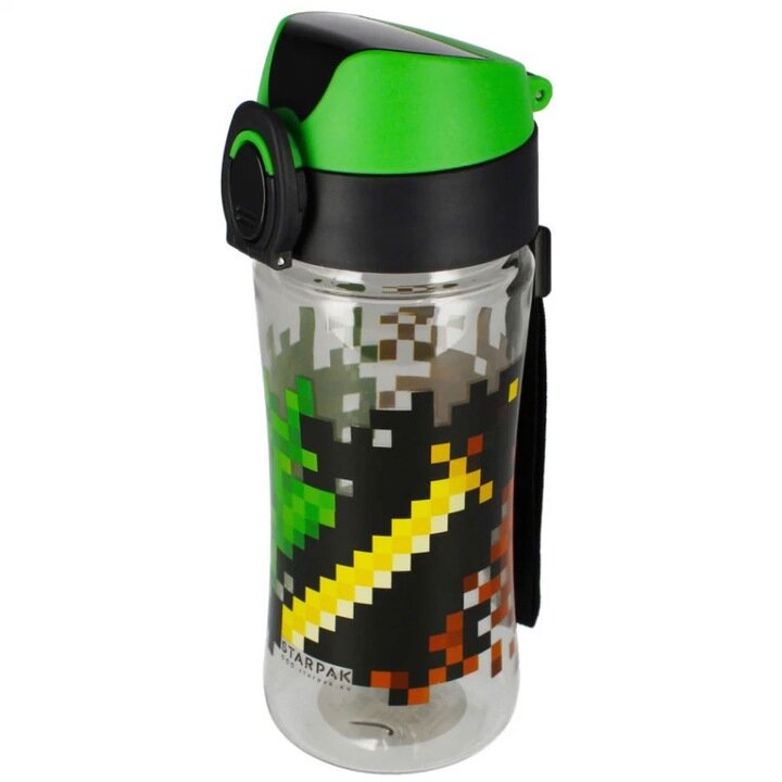 Gertuvės ir pusryčių dėžutės rinkinys Starpak Pixel Game, 420ml kaina ir informacija | Gertuvės | pigu.lt