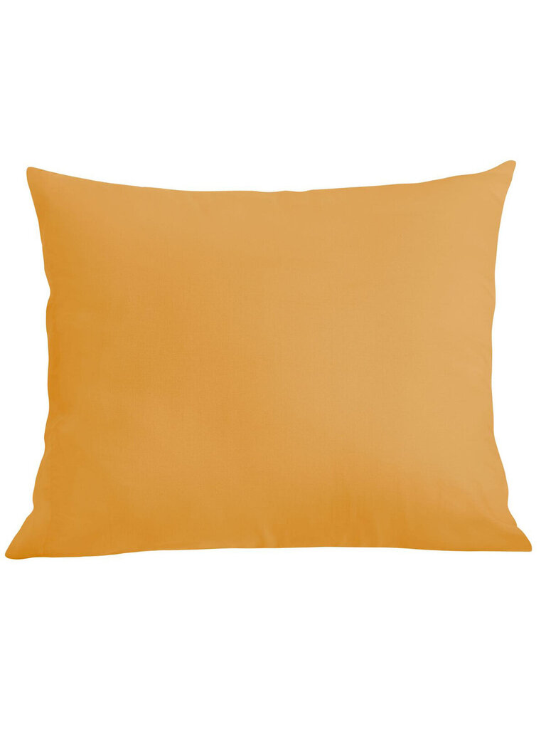 Medvilninis pagalvės užvalkalas Simply, geltonas цена и информация | Pagalvės, užvalkalai, apsaugos | pigu.lt