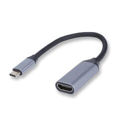 RoGer Адаптер USB-C на HDMI 4K@30Hz / 20см цена и информация | Адаптеры, USB-разветвители | pigu.lt