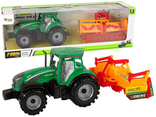 Traktorius su kultivatoriumi Lean Toys kaina ir informacija | Žaislai berniukams | pigu.lt