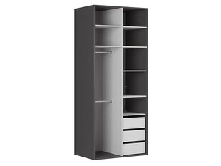 Шкаф BRW Flex, коричневый/серый цена и информация | Шкафы | pigu.lt