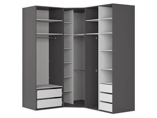 Шкаф BRW Flex, серый цена и информация | Шкафы | pigu.lt