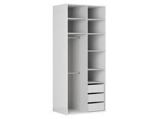 Шкаф BRW Flex, серый/белый цвет цена и информация | Шкафы | pigu.lt