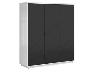 Шкаф Black Red White Forn, белый/черный цвет цена и информация | Шкафы | pigu.lt