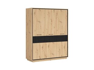 Шкаф трехдверный Pont, коричневый цвет цена и информация | Шкафы | pigu.lt