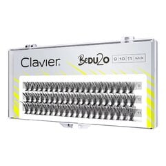 Clavier BeDU2O Mix blakstienos 9-10-11 mm kaina ir informacija | Priklijuojamos blakstienos, blakstienų rietikliai | pigu.lt