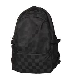 Водонепроницаемый нейлоновый рюкзак черного цвета цена и информация | Школьные рюкзаки, спортивные сумки | pigu.lt