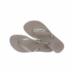 Paplūdimio šlepetės moterims Havaianas Fantasia Gloss S64099581, sidabrinės цена и информация | Комнатные тапки женские | pigu.lt