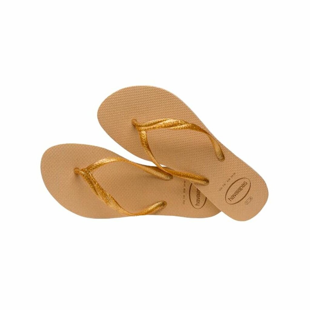 Paplūdimio šlepetės moterims Havaianas Fantasia Gloss S64099578, auksinės kaina ir informacija | Šlepetės moterims | pigu.lt