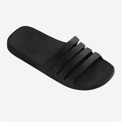 Šlepetės berniukams Havaianas S64107075, juodos цена и информация | Женские тапочки | pigu.lt