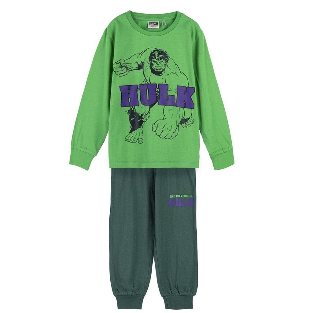 Pižama berniukams The Avengers, žalia kaina ir informacija | Pižamos, chalatai berniukams | pigu.lt