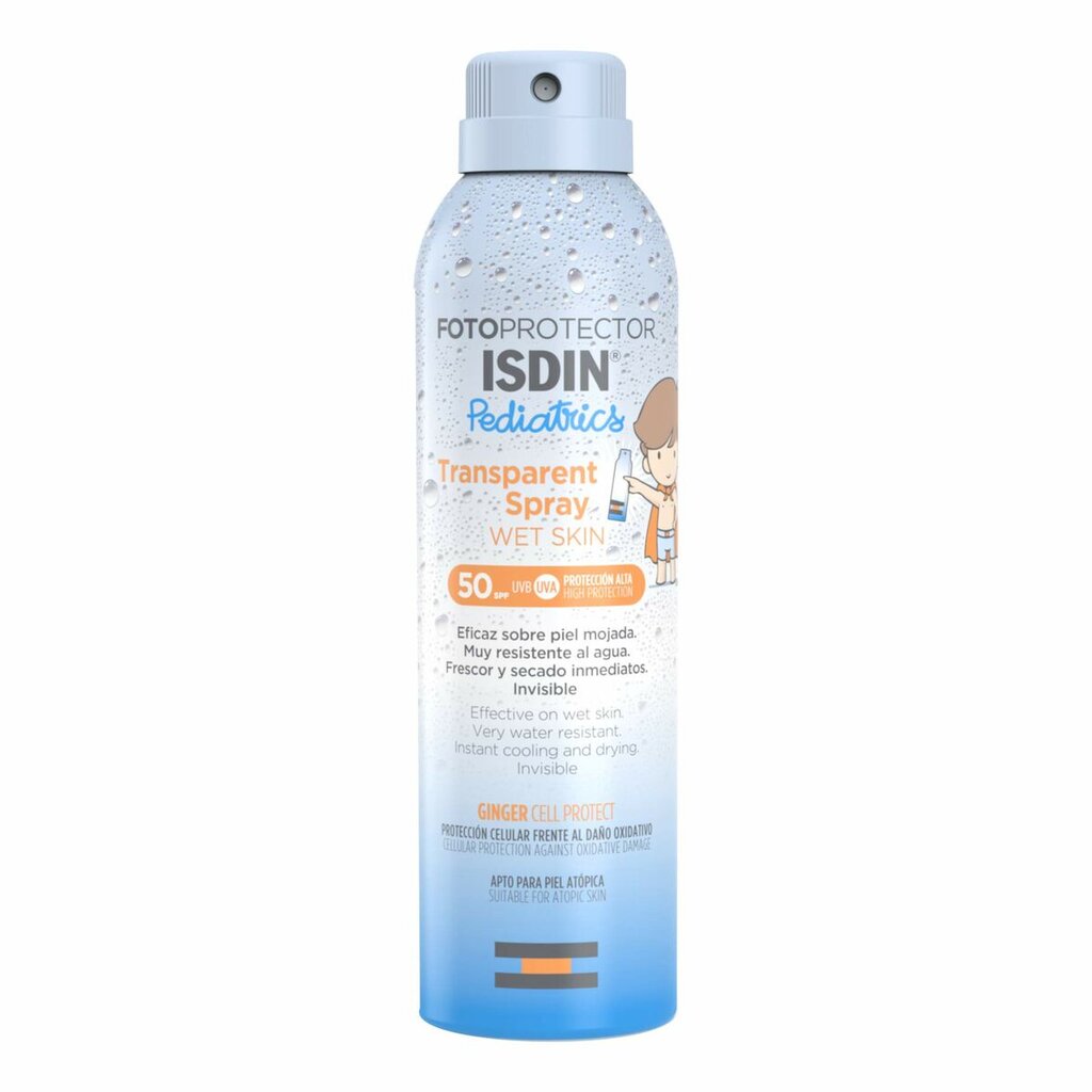 Purškiamas kremas nuo saulės vaikams Isdin Pediatrics Spf 50, 250 ml kaina ir informacija | Kremai nuo saulės | pigu.lt