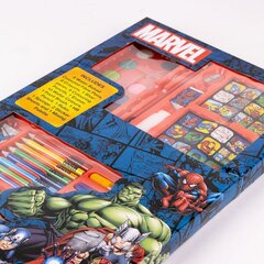 Piešimo rinkinys Marvel Lagaminas, Raudonas kaina ir informacija | Piešimo, tapybos, lipdymo reikmenys | pigu.lt