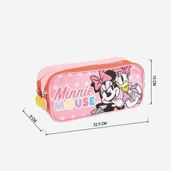 Dvigubas penalas Minnie Mouse, rožinis kaina ir informacija | Kanceliarinės prekės | pigu.lt