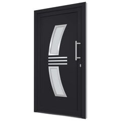 vidaXL Priekinės durys antracito spalvos 108x200cm 3057578 цена и информация | Межкомнатные двери | pigu.lt