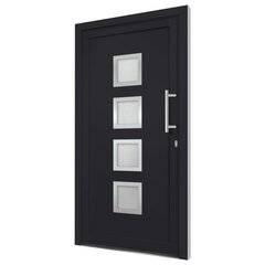 vidaXL Priekinės durys antracito spalvos 98x208cm 279196 kaina ir informacija | Vidaus durys | pigu.lt