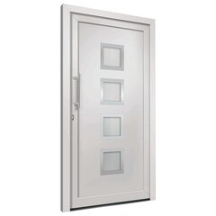 vidaXL Priekinės durys baltos spalvos 108x208cm 279180 kaina ir informacija | Vidaus durys | pigu.lt