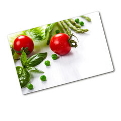 Tulup pjaustymo lentelė Šviežios daržovės, 80x52 cm kaina ir informacija | Pjaustymo lentelės | pigu.lt