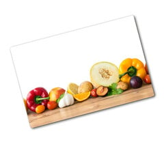 Tulup pjaustymo lentelė Vaisiai ir daržovės, 80x52 cm kaina ir informacija | Pjaustymo lentelės | pigu.lt