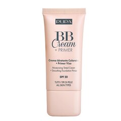 BB kremas PUPA BB Cream + Primer SPF20 003 Sand, 30 ml kaina ir informacija | Veido kremai | pigu.lt
