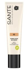 Makiažo pagrindas Sante Hydro Glow BB Cream, 02 Medium-Dark, 30 ml kaina ir informacija | Makiažo pagrindai, pudros | pigu.lt