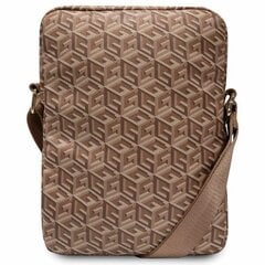 Guess Bag GUTB10HGCFSEW 10" brown|brown GCube Stripe Tablet Bag GUE002892-0 цена и информация | Женские сумки | pigu.lt