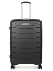 Большой чемодан, JUMP FURANO,  76 cm,  антрацит цена и информация | Чемоданы, дорожные сумки  | pigu.lt