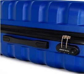 Vidutinis lagaminas David Jones, M, mėlynas kaina ir informacija | Lagaminai, kelioniniai krepšiai | pigu.lt