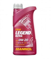 Mannol 7918 Legend Ultra 0W-20 variklinė alyva, 1L kaina ir informacija | Variklinės alyvos | pigu.lt