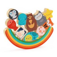Деревянная головоломка и Баланс игра - Радуга, DJECO DJ01076 цена и информация | Игрушки для малышей | pigu.lt