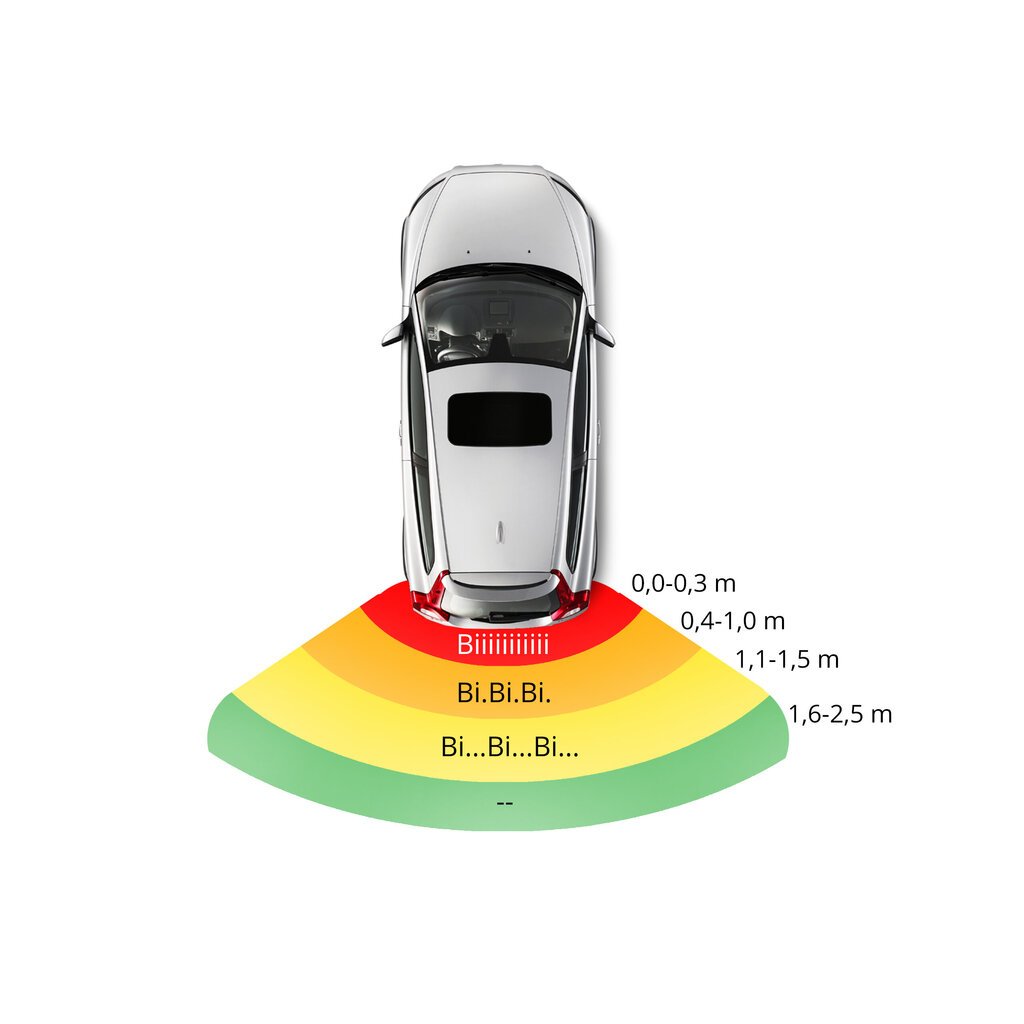 Parkavimo sistemasu grasiniu signalu EinParts kaina ir informacija | Parkavimo sistemos | pigu.lt