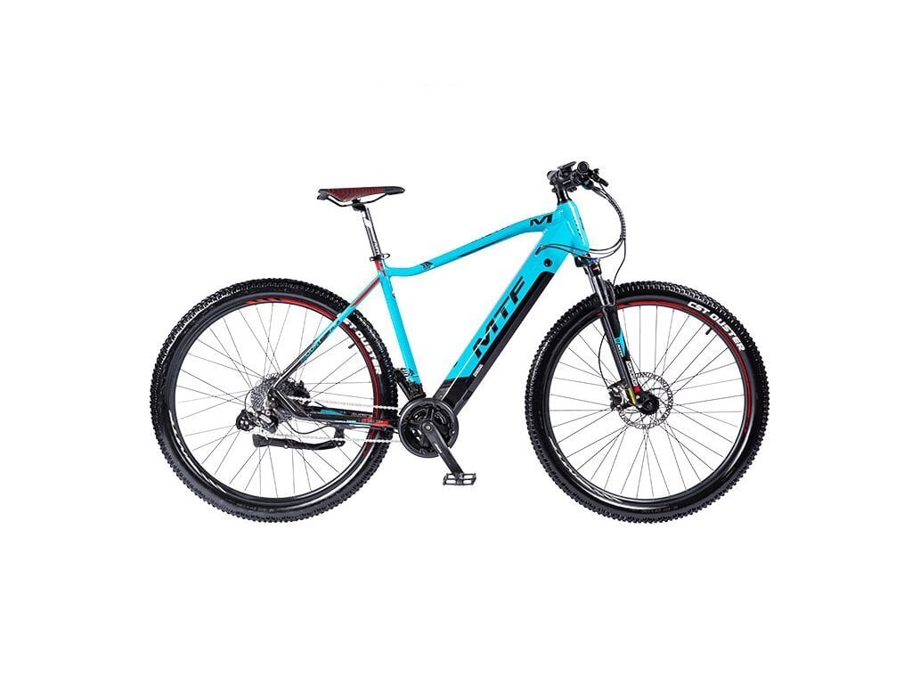 Elektrinis kalnų dviratis, 21", mėlynas цена и информация | Elektriniai dviračiai | pigu.lt