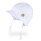 Kepurė kūdikiams TuTu, balta цена и информация | Kepurės, pirštinės, kaklaskarės kūdikiams | pigu.lt