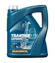 Масло моторное Mannol 7406 Traktor Superoil 15W-40, 5 л цена и информация | Моторные масла | pigu.lt