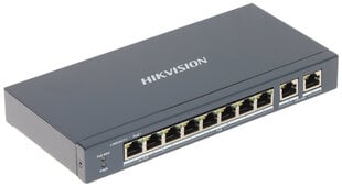 ПЕРЕКЛЮЧАТЕЛЬ POE DS-3E1310HP-EI 8 PRIEVADŲ Hikvision цена и информация | Коммутаторы (Switch) | pigu.lt