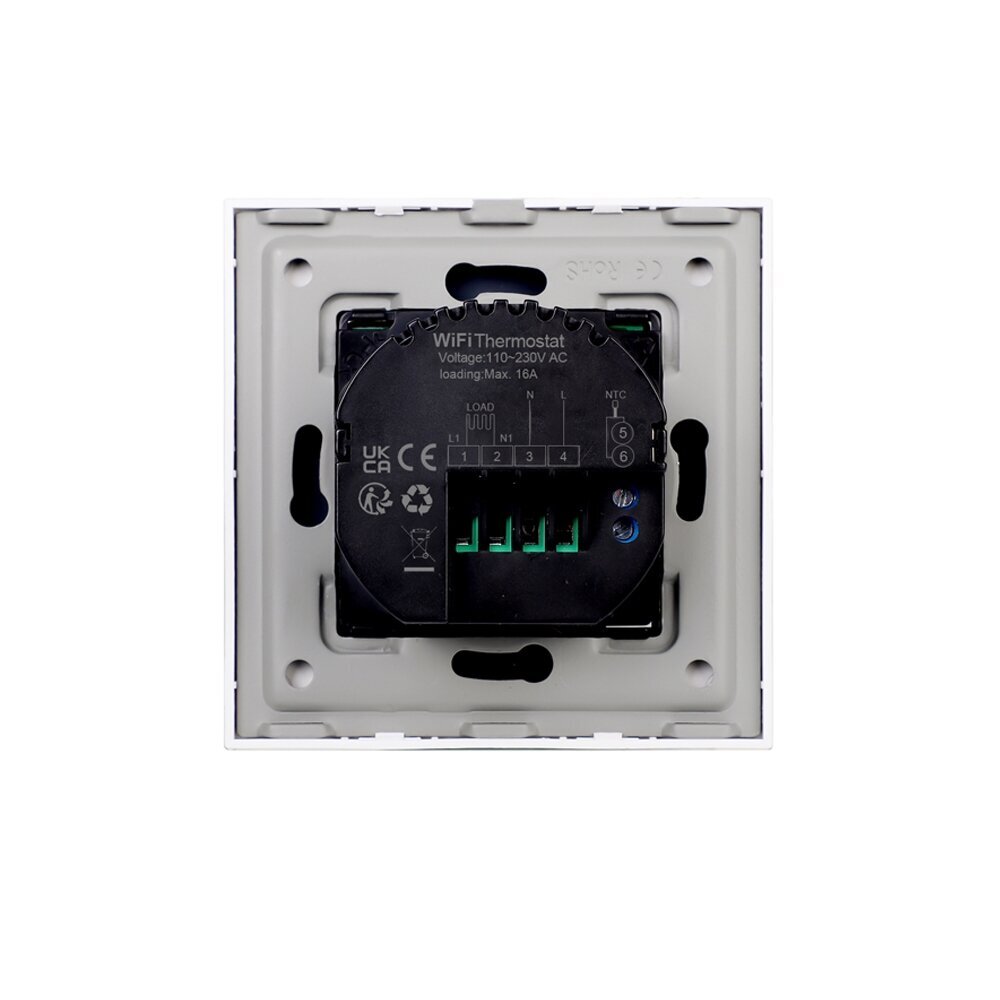 Elektroninis programuojamas termostatas be rėmelio Feelspot FSSWT16 kaina ir informacija | Laikmačiai, termostatai | pigu.lt