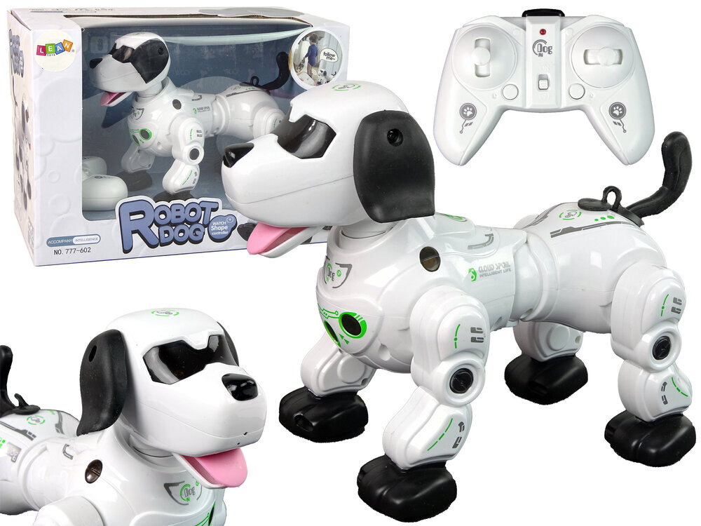 Žaislinis gyvūnas Lean Toys Robot Doggy, 25 cm kaina ir informacija | Žaislai mergaitėms | pigu.lt