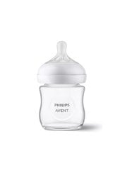 Stiklinis buteliukas Philips Avent Natural Response SCY930/01, 0mėn+, 120 ml kaina ir informacija | Buteliukai kūdikiams ir jų priedai | pigu.lt