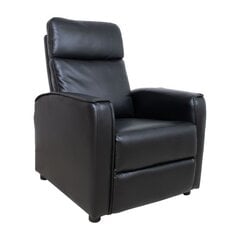 Fotelis reglaineris su masažo funkcija Stanton, juodas kaina ir informacija | Svetainės foteliai | pigu.lt