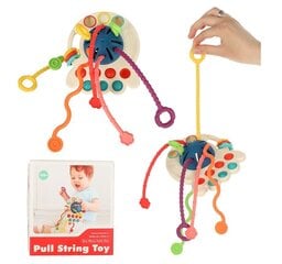 Montessori sensorinis žaislas - kramtukas 4in1 цена и информация | Игрушки для малышей | pigu.lt