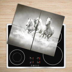 Tulup pjaustymo lentelė Balti arkliai, 2x30x52 cm kaina ir informacija | Pjaustymo lentelės | pigu.lt