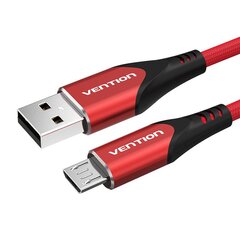 Кабель Vention COARG 1,5 м USB 2.0 — Micro-B USB (красный) цена и информация | Кабели для телефонов | pigu.lt