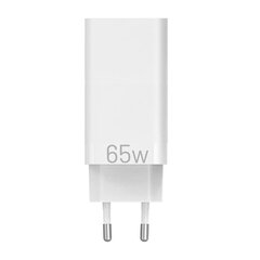 Wall charger EU 2xUSB-C(65W|30W) USB-A(30W) Vention, FEDW0-EU, 2.4A, PD 3.0 цена и информация | Зарядные устройства для телефонов | pigu.lt