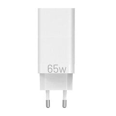 Wall charger EU 2xUSB-C(65W|30W) USB-A(30W) Vention, FEDW0-EU, 2.4A, PD 3.0 цена и информация | Зарядные устройства для телефонов | pigu.lt