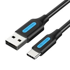 Кабель для зарядки USB 2.0 — USB-C Vention COKBF, 1 м (черный) цена и информация | Кабели для телефонов | pigu.lt