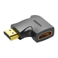 Угловой адаптер Vention AIOB0 HDMI, 4K 60 Гц (черный) цена и информация | Адаптеры, USB-разветвители | pigu.lt