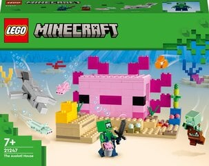 Конструктор LEGO Minecraft Дом Аксолотля цена и информация | Конструкторы и кубики | pigu.lt